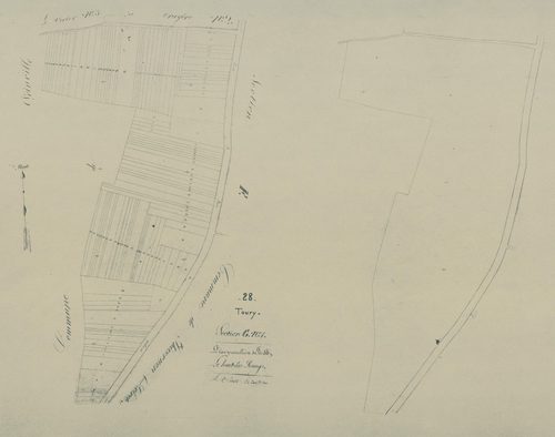 Section G, le Haut des Rangs, feuille 1.