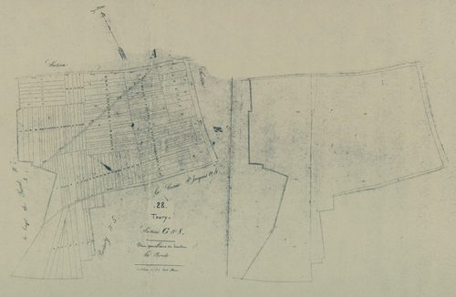 Section G, la Borde, feuille 8.