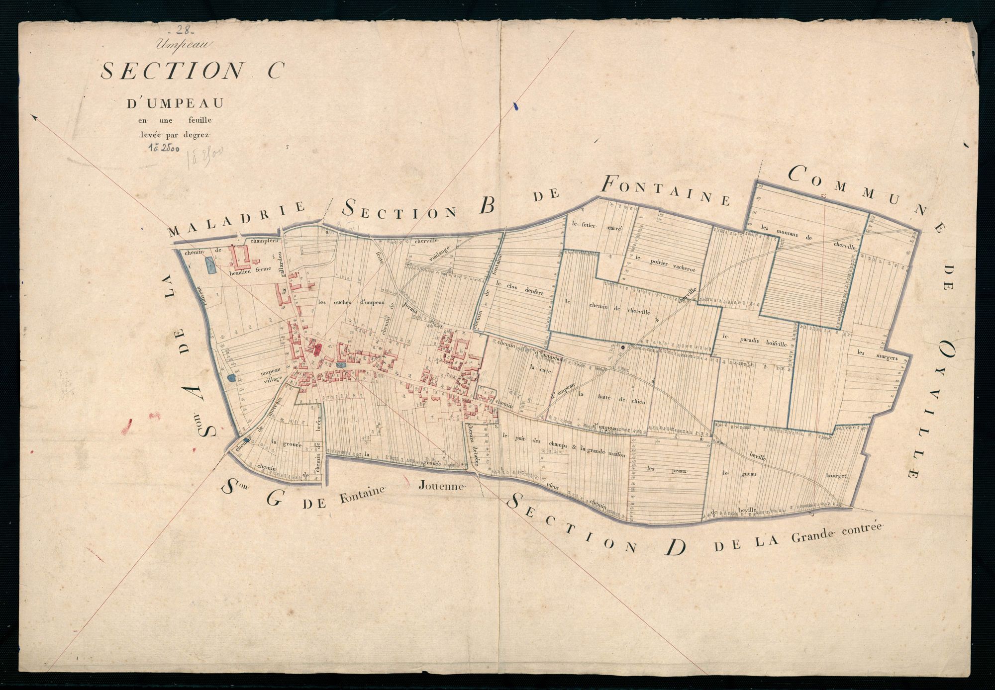 Section C, Umpeau, en une feuille.