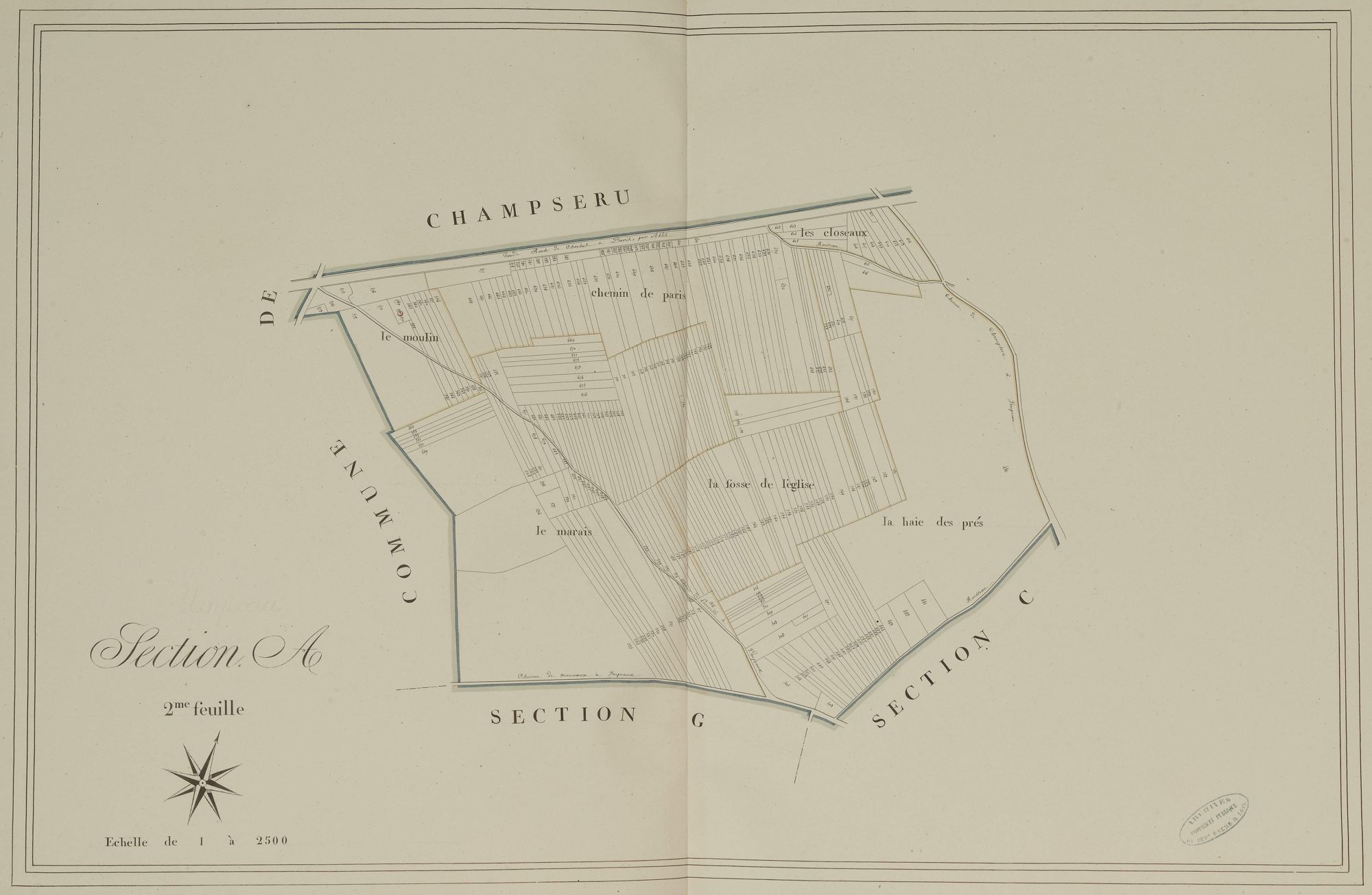 Section A, feuille 2.