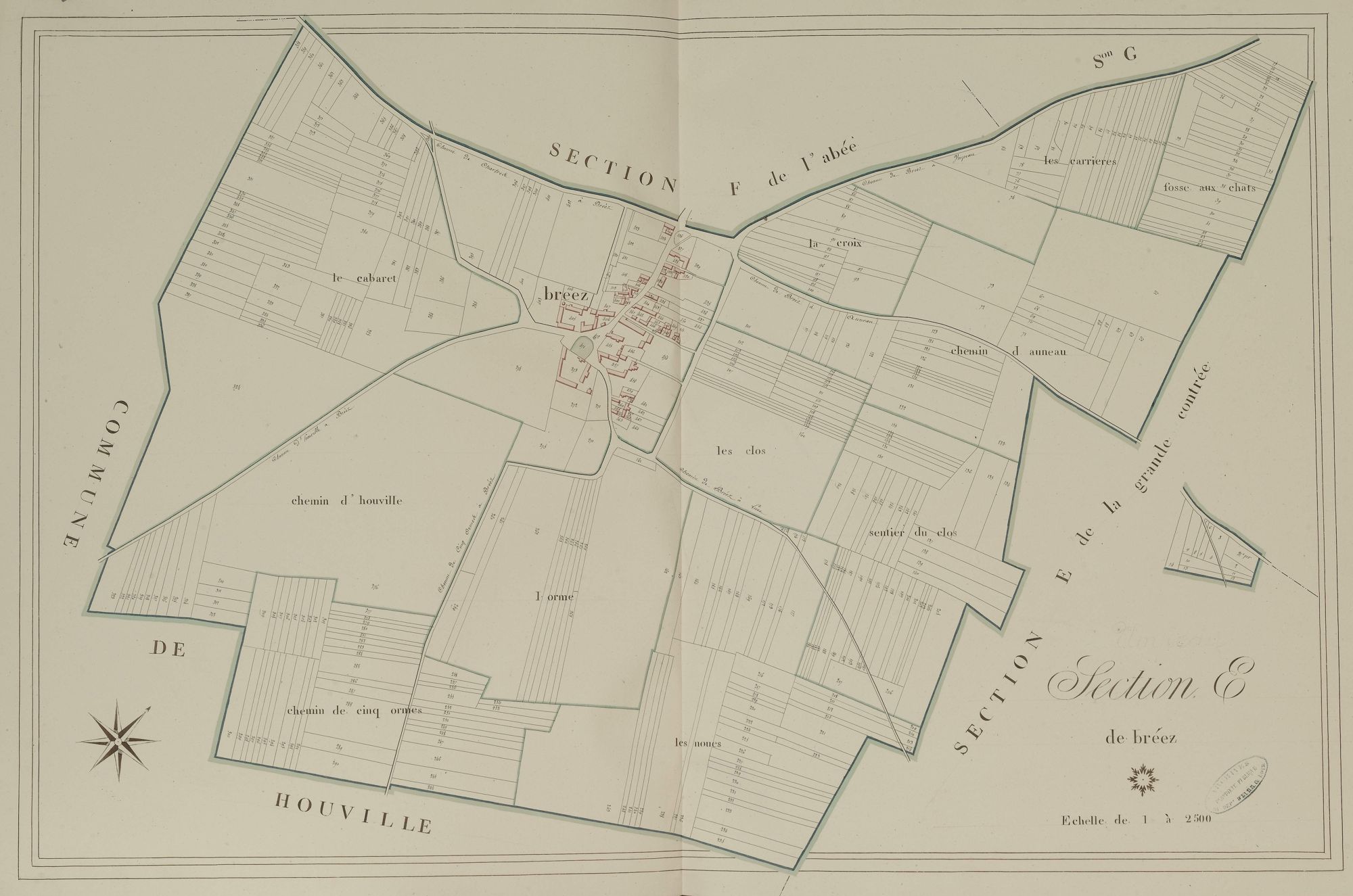 Section E, Bréez, en une feuille.