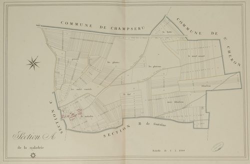Section A, la Maladrerie, feuille 1.