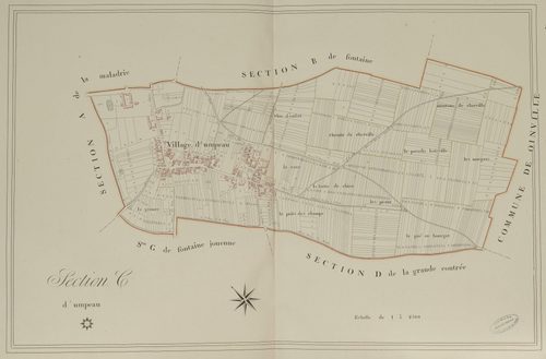 Section C, Umpeau, en une feuille.