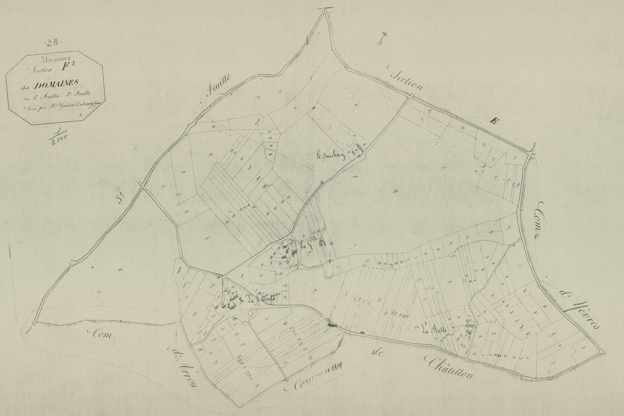 Section F, les Domaines, feuille 2.