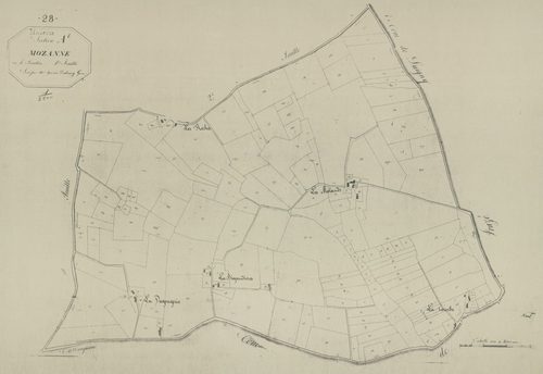 Section A, Mozanne, feuille 1.