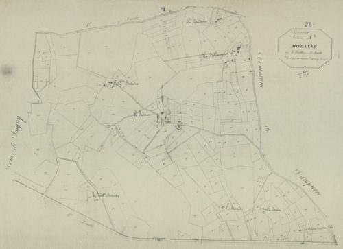 Section A, Mozanne, feuille 3.