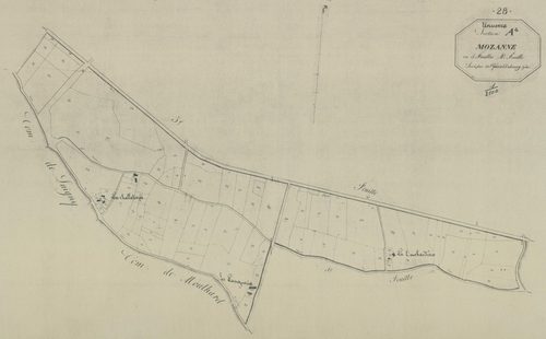 Section A, Mozanne, feuille 4.
