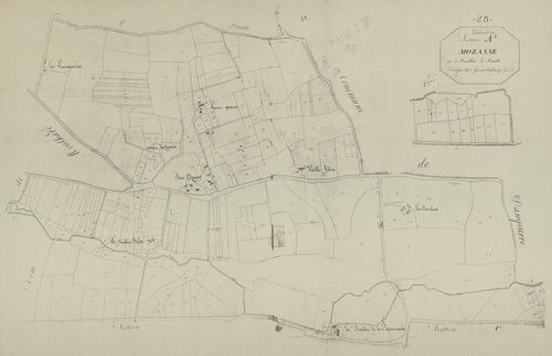 Section A, Mozanne, feuille 5.