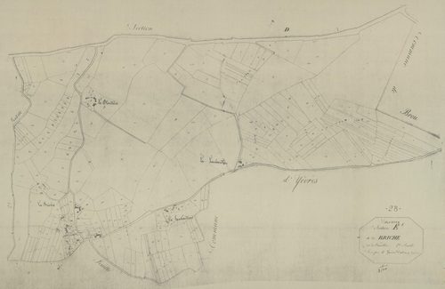 Section E, la Briche, feuille 1.