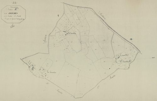 Section E, la Briche, feuille 2.