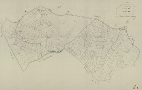 Section E, la Briche, feuille 3.