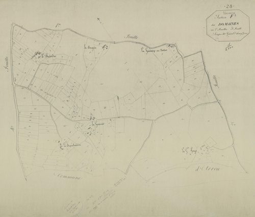 Section F, les Domaines, feuille 3.