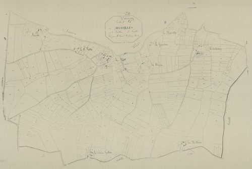 Section G, les Monvilles, feuille 1.