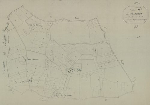 Section H, Sonnette, feuille 4.