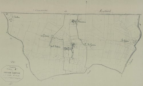 Section K, la Grande Garenne, feuille 1.