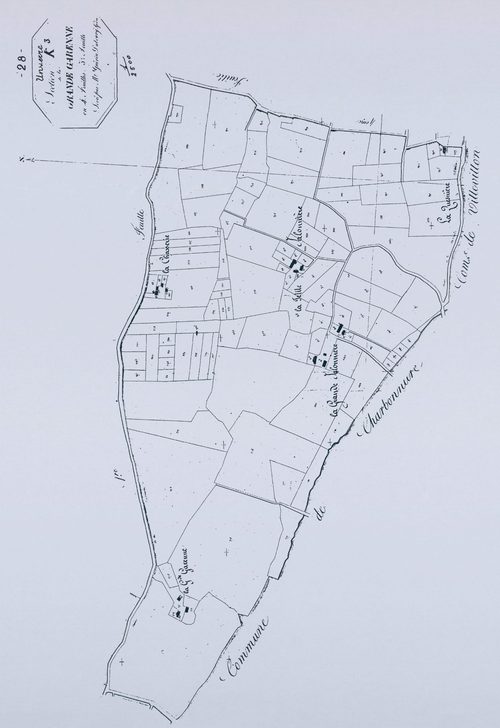 Section K, la Grande Garenne, feuille 3.