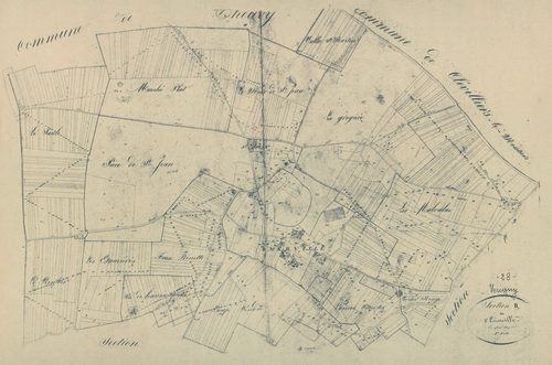 Section B, Emerville, feuille 1.