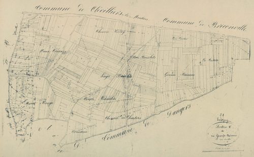 Section C, les Grands Buissons, en une feuille.