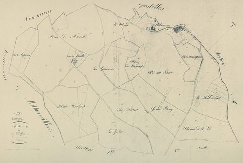Section E, l'Eglise, feuille 1.
