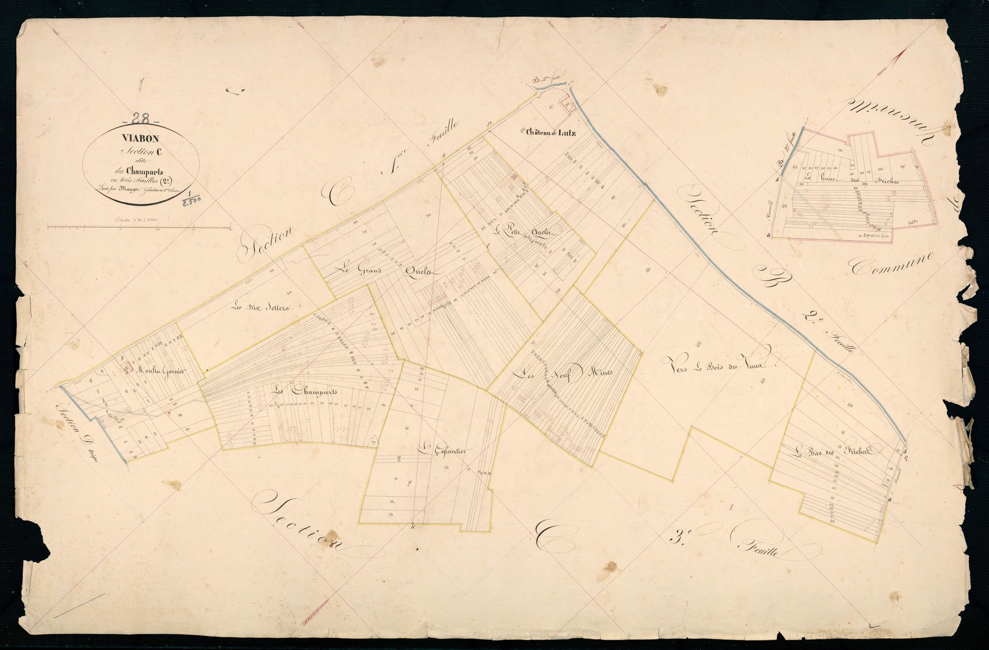 Section C, les Champarts, feuille 2.