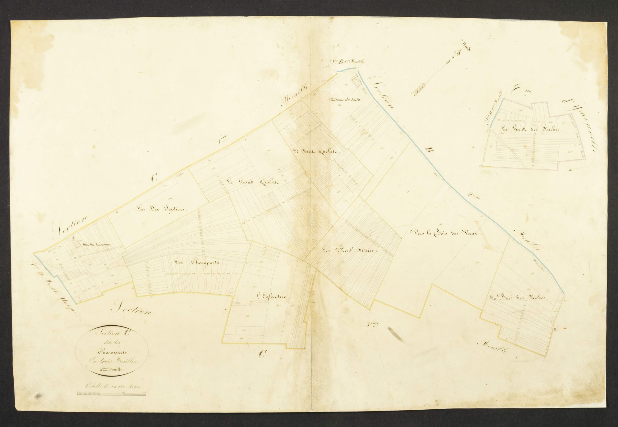 Section C, les Champarts, feuille 2.