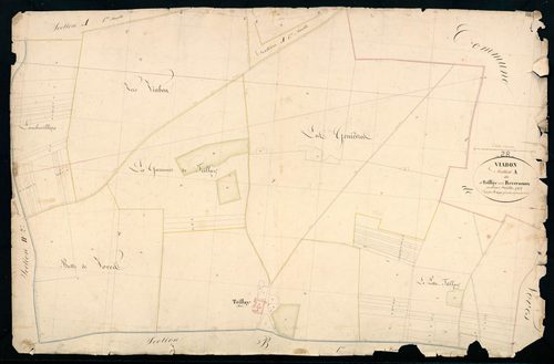 Section A, Teillay et Reverseaux, feuille 2.