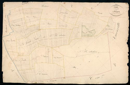 Section C, les Champarts, feuille 3.