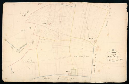Section H, Perthuis et Eranville, feuille 1.