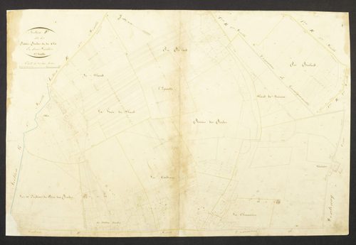 Section F, les Petites Bordes et Ohé, feuille 1.