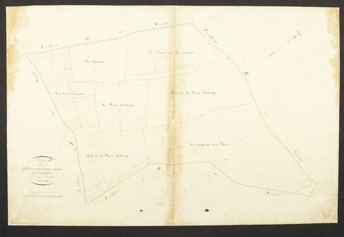 Section E, la Pierre Verte, la Pierre Coudraye et Grandvilliers, feuille 3.