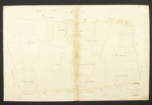 Section B, Lutz et Blanchet, feuille 1.