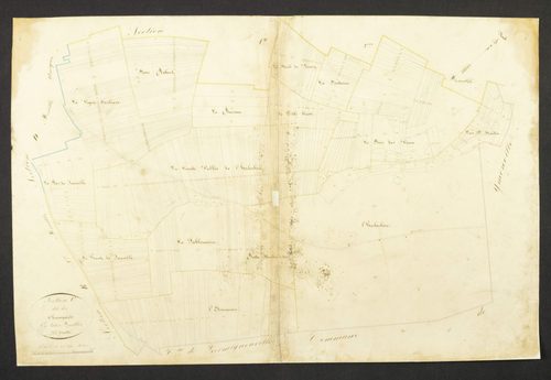 Section C, les Champarts, feuille 3.