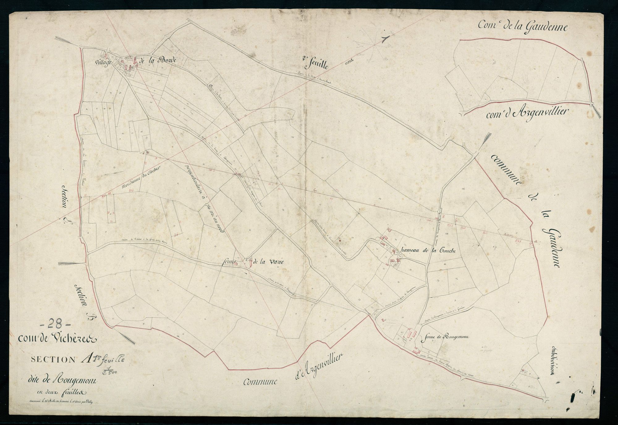 Section A, Rougemont, feuille 1.