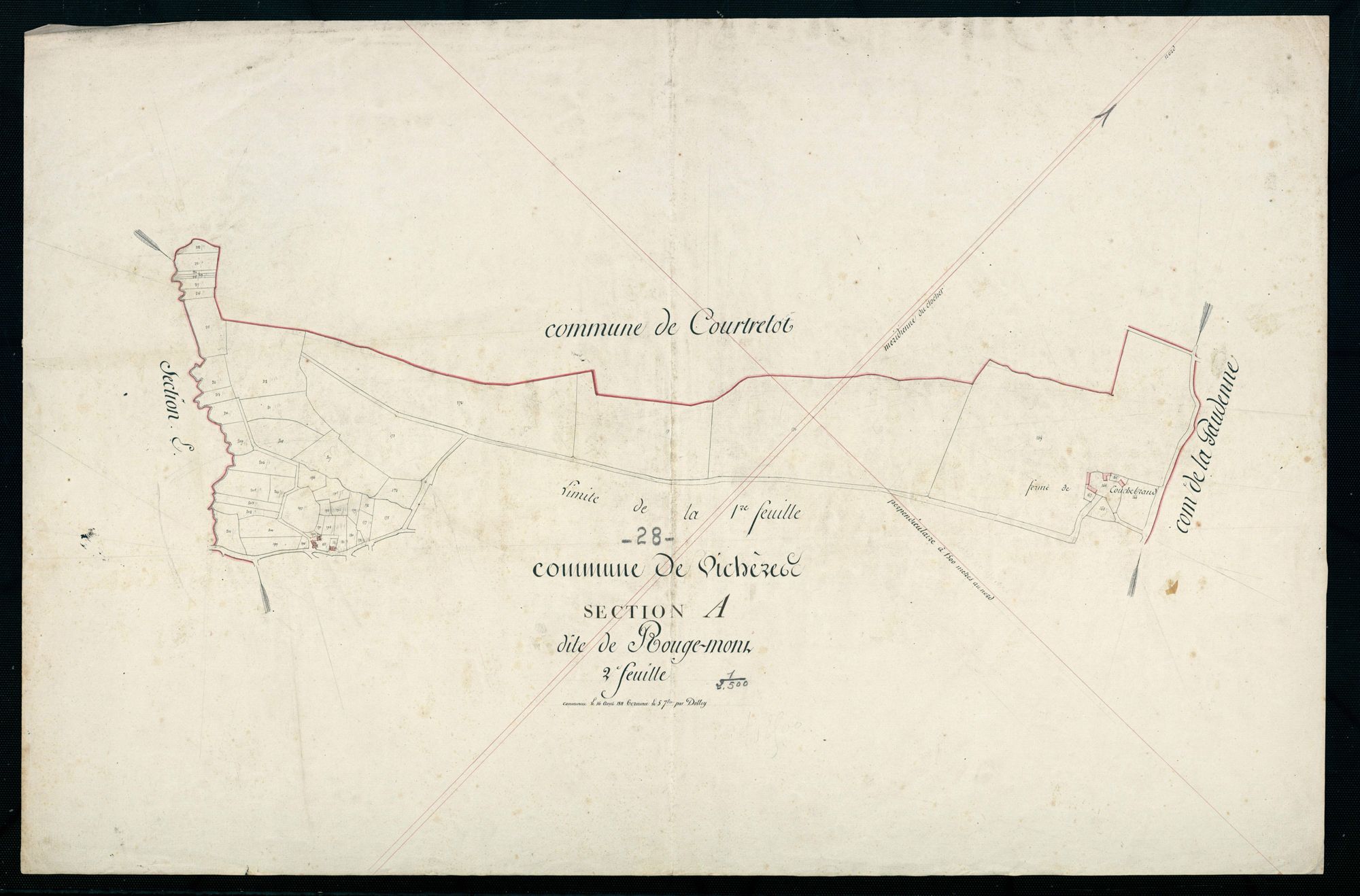 Section A, Rougemont, feuille 2.