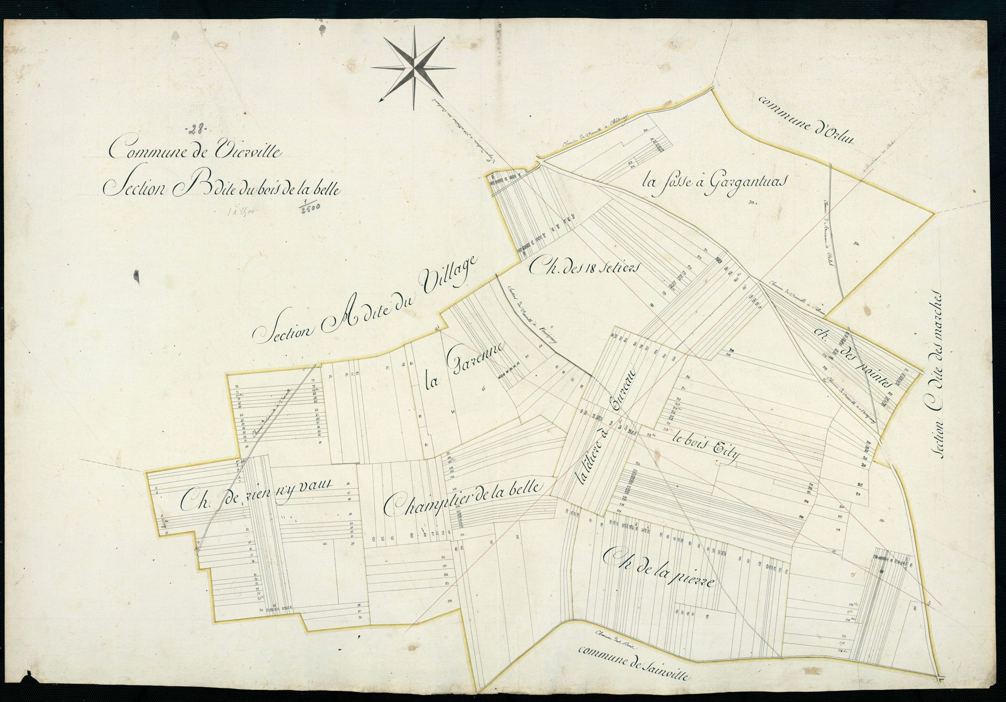 Section B, le Bois de la Belle.