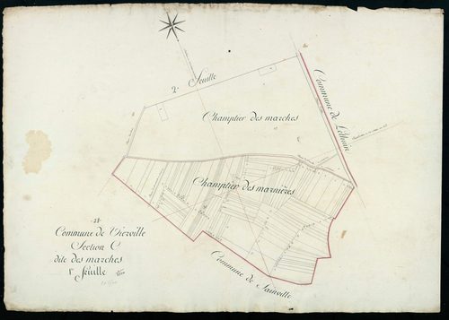 Section C, les Marches, feuille 1.