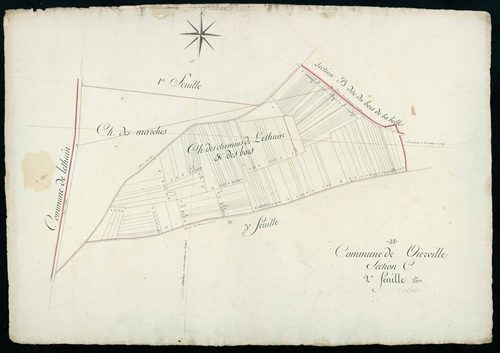 Section C, les Marches, feuille 2.