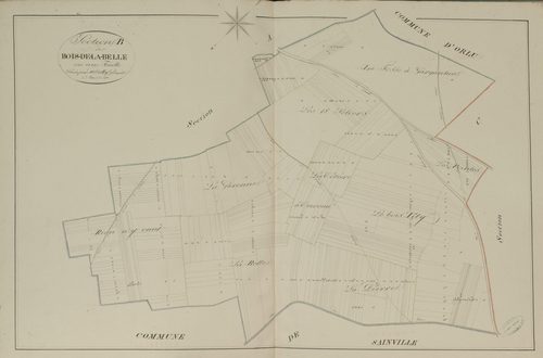Section B, le Bois-de-la-Belle, en une feuille.