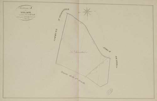 Section A, le Village, feuille 2.