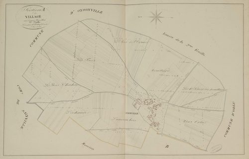 Section A, le Village, feuille 1.