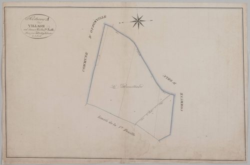 Section A, le Village, feuille 2.