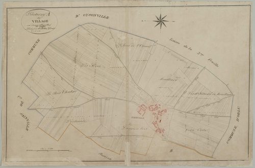 Section A, le Village, feuille 1.