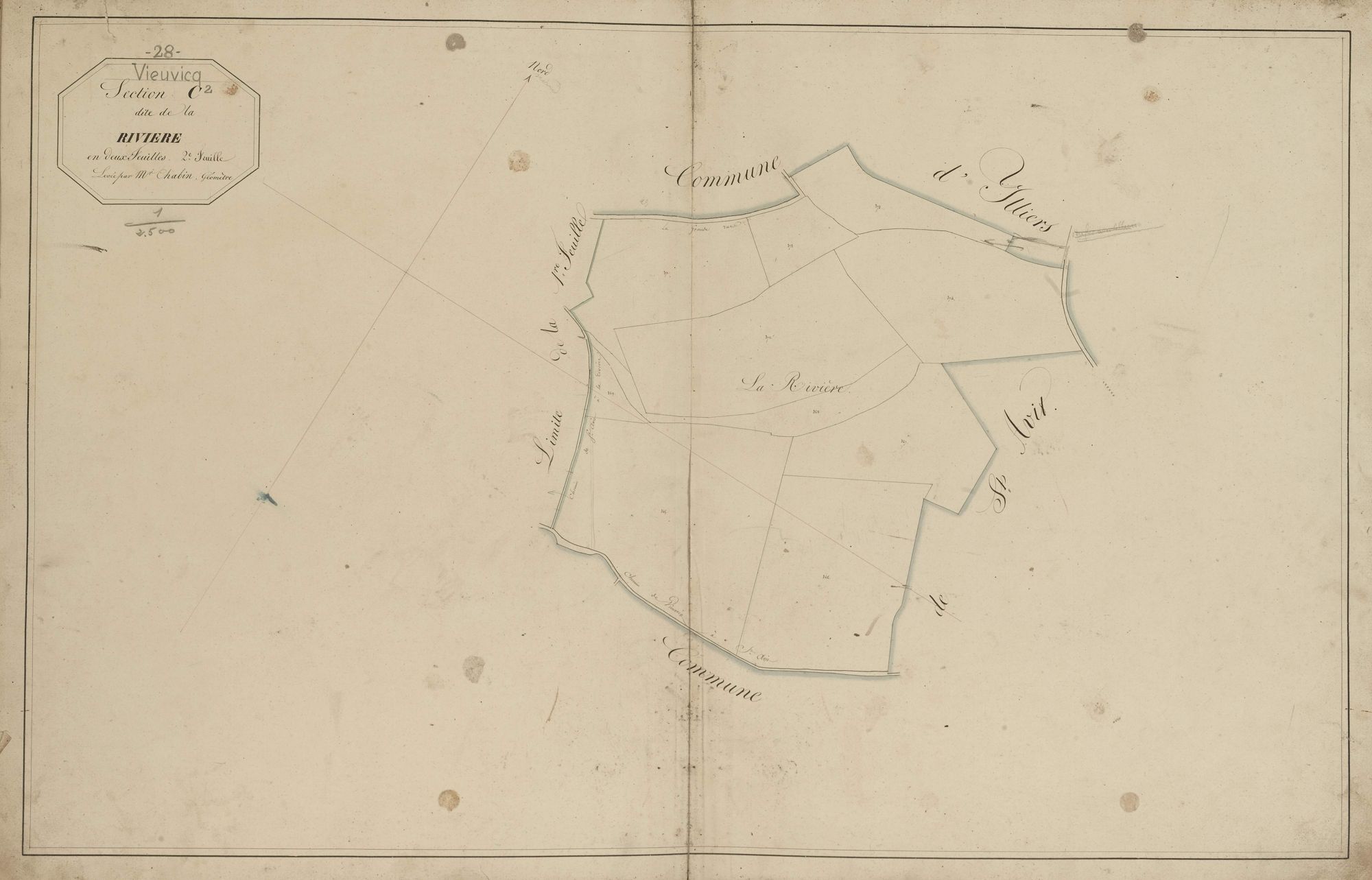 Section C, la Rivière, feuille 2.