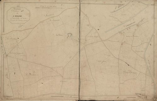 Section A, l'Eglise, feuille 1.