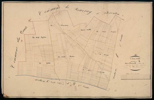 Section A, Chenonville, feuille 1.