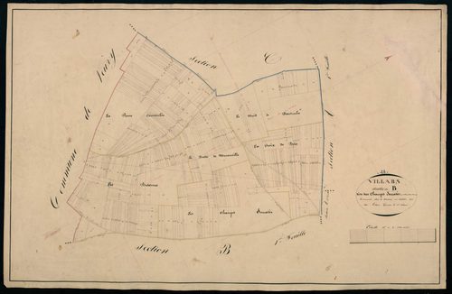 Section B, les Champs Souatés, feuille 2.