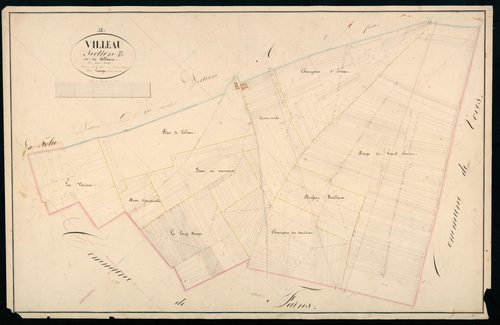Section B, Tilleau, en une feuille.