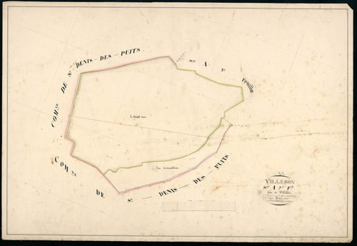 Section A, Villebon, feuille 2.