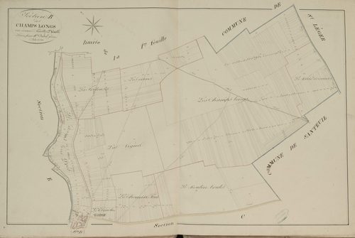 Section B, les Champs Longs, feuille 2.