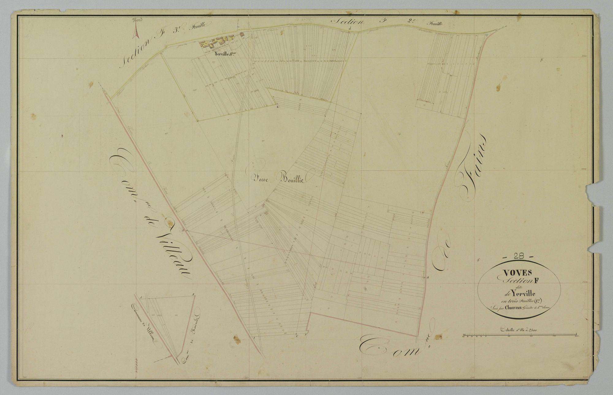 Section F, Yerville, feuille 1.